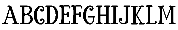 Tezlan Font UPPERCASE