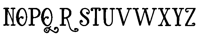 Tezlan Font UPPERCASE