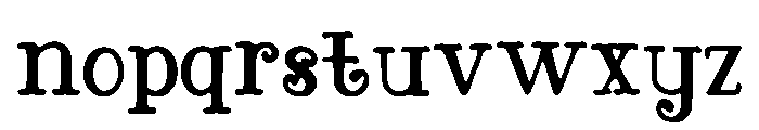 Tezlan Font LOWERCASE