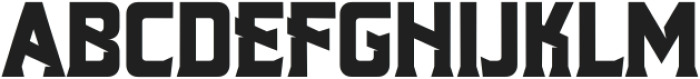 TEGAB Regular otf (400) Font UPPERCASE