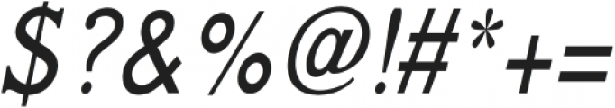 TEMPORIS Light Condensed Italic otf (300) Font OTHER CHARS