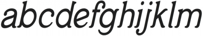TEMPORIS Light Condensed Italic otf (300) Font LOWERCASE