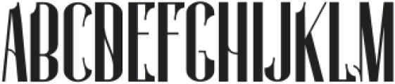 TEOREOP Regular otf (400) Font UPPERCASE