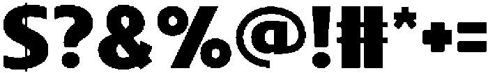 TERDECO Regular otf (400) Font OTHER CHARS