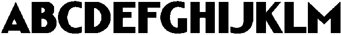 TERDECO Regular otf (400) Font UPPERCASE