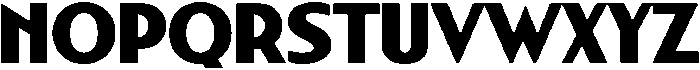 TERDECO Regular otf (400) Font UPPERCASE