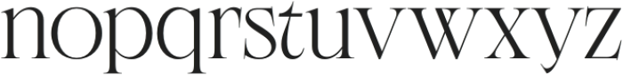 TERQUINY Regular otf (400) Font LOWERCASE