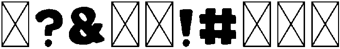 TEST Regular otf (400) Font OTHER CHARS