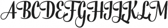 Tea Biscuit Extra Bold otf (700) Font UPPERCASE