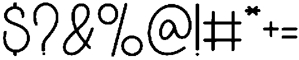 Teacher Paint Regular otf (400) Font OTHER CHARS