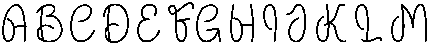 Teacher Signature Regular otf (400) Font UPPERCASE