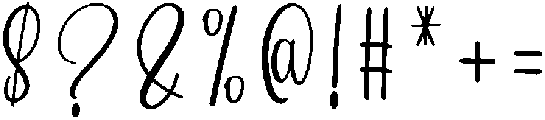 Teacher Signature Regular otf (400) Font OTHER CHARS