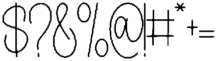 Teacher Signature Regular otf (400) Font OTHER CHARS