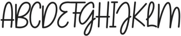 Teacher Signature Regular otf (400) Font UPPERCASE