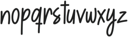 Teacher Signature Regular otf (400) Font LOWERCASE