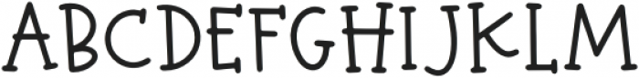 Teakwood Regular otf (400) Font LOWERCASE