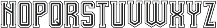 Team Spirit In-Out FX otf (400) Font LOWERCASE