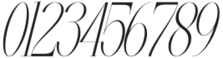 Tebranos Italic otf (400) Font OTHER CHARS