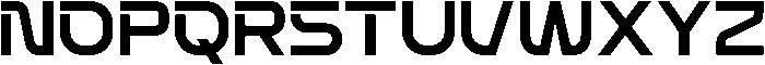 Techetic Human otf (400) Font LOWERCASE