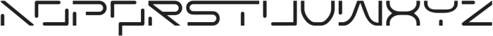 Techno Agelion Regular otf (400) Font UPPERCASE