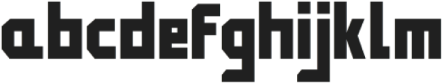 Technobot otf (400) Font LOWERCASE