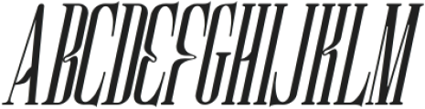 Technology Showcasing Light Italic otf (300) Font UPPERCASE