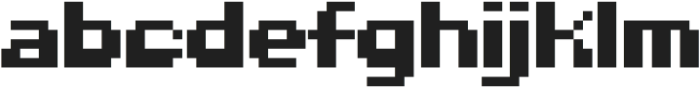 TechpixsRegular otf (400) Font LOWERCASE