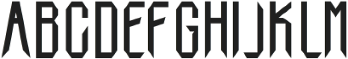 Techvora Regular otf (400) Font UPPERCASE