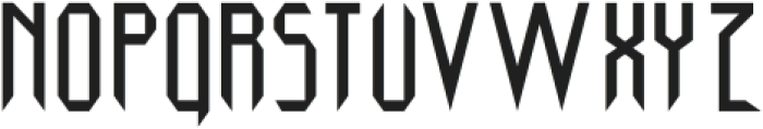 Techvora Regular otf (400) Font UPPERCASE