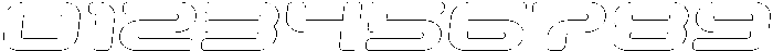 Techzone Circular Outline Italic otf (400) Font OTHER CHARS