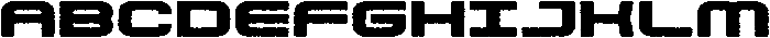 Techzone Eroded otf (400) Font UPPERCASE