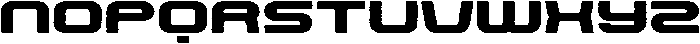 Techzone Eroded otf (400) Font UPPERCASE