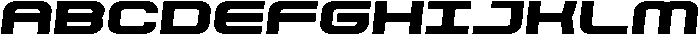 Techzone Italic otf (400) Font UPPERCASE