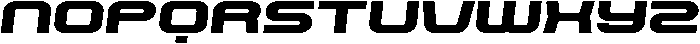 Techzone Italic otf (400) Font LOWERCASE
