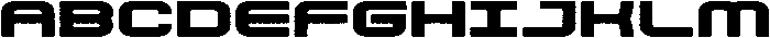 Techzone Rough otf (400) Font UPPERCASE