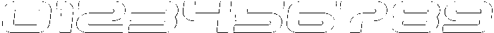 Techzone Rounded Outline Italic otf (400) Font OTHER CHARS