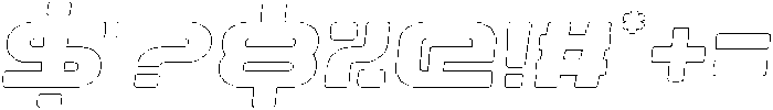 Techzone Rounded Outline Italic otf (400) Font OTHER CHARS