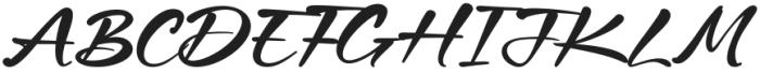 Tecle Script Regular otf (400) Font UPPERCASE
