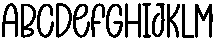 Teddy Bear Regular otf (400) Font UPPERCASE