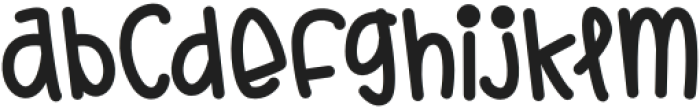 Teen-Days Regular otf (400) Font LOWERCASE