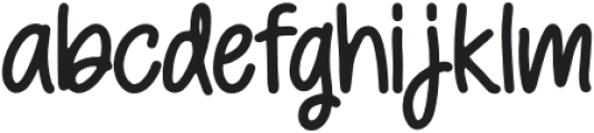 Tegunyale Regular otf (400) Font LOWERCASE