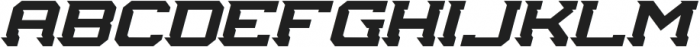 Tekkers2-Italic otf (400) Font UPPERCASE