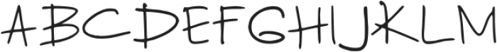 Teko Regular otf (400) Font UPPERCASE