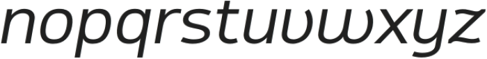 Tekoro Medium Italic otf (500) Font LOWERCASE