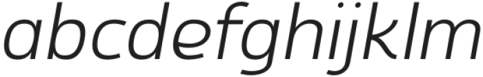Tekoro Regular Italic otf (400) FONT