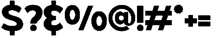 Telcian Bold ttf (700) Font OTHER CHARS