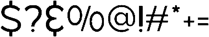 Telcian Extra Light ttf (200) Font OTHER CHARS