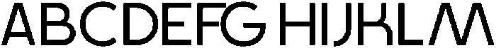 Telcian Extra Light ttf (200) Font UPPERCASE