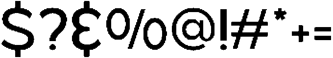 Telcian Light ttf (300) Font OTHER CHARS