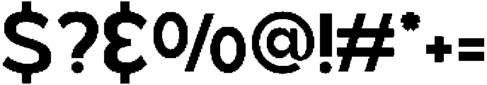 Telcian Medium ttf (500) Font OTHER CHARS